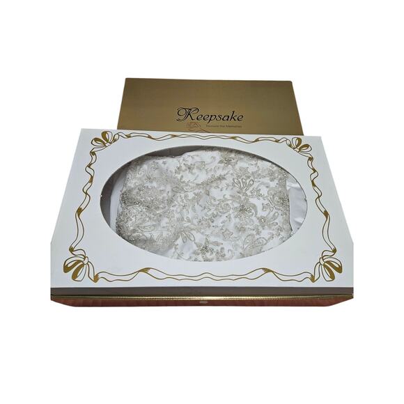 New Mori Lee Madeline Gardner Wedding Gown 1824 Size 8 Beaded Bodice & Satin - Picture 9 of 11